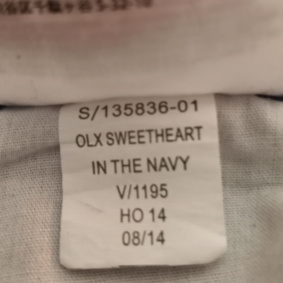 Old Navy Sweeheart Blue Corduroy Pants Size 8 Long - Picture 10 of 10